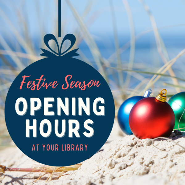 Festive season opening hours newsletter