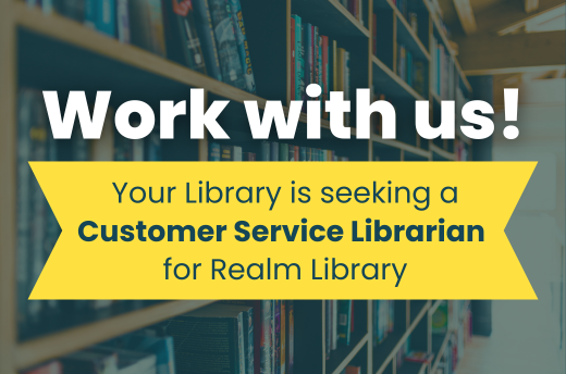 Work with us - Customer Service Librarian at Realm 