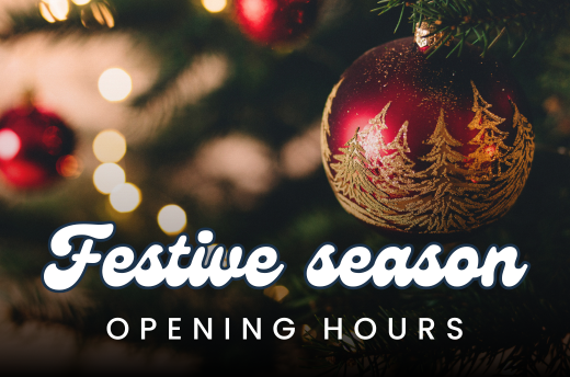 Festive season hours