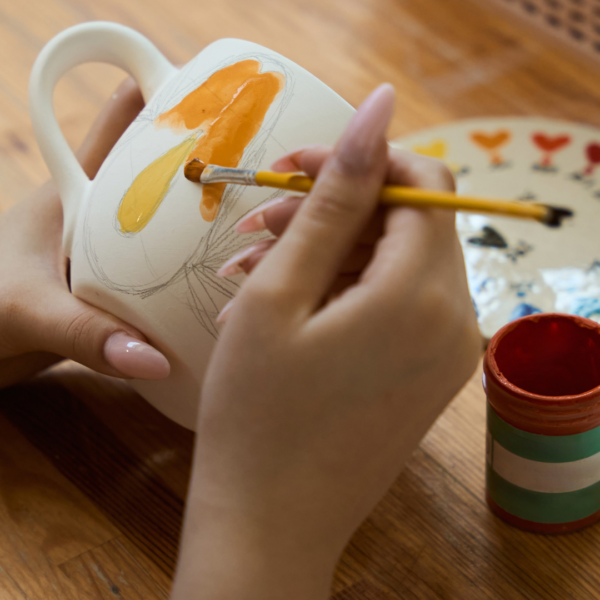 Paint a ceramic mug